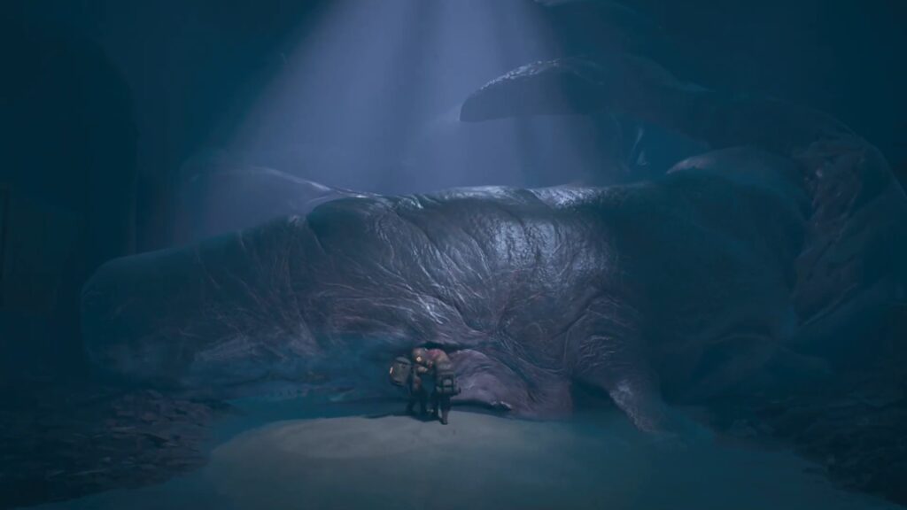 helping whale