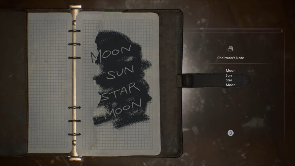 Chairman's note