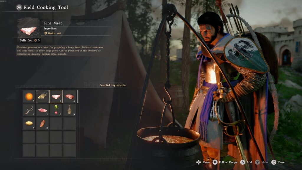 Cooking food