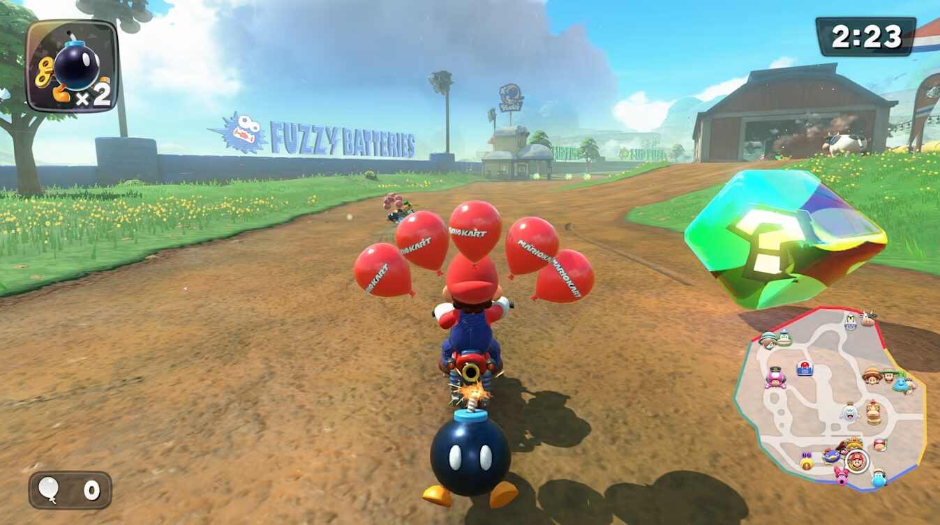 mario kart world update