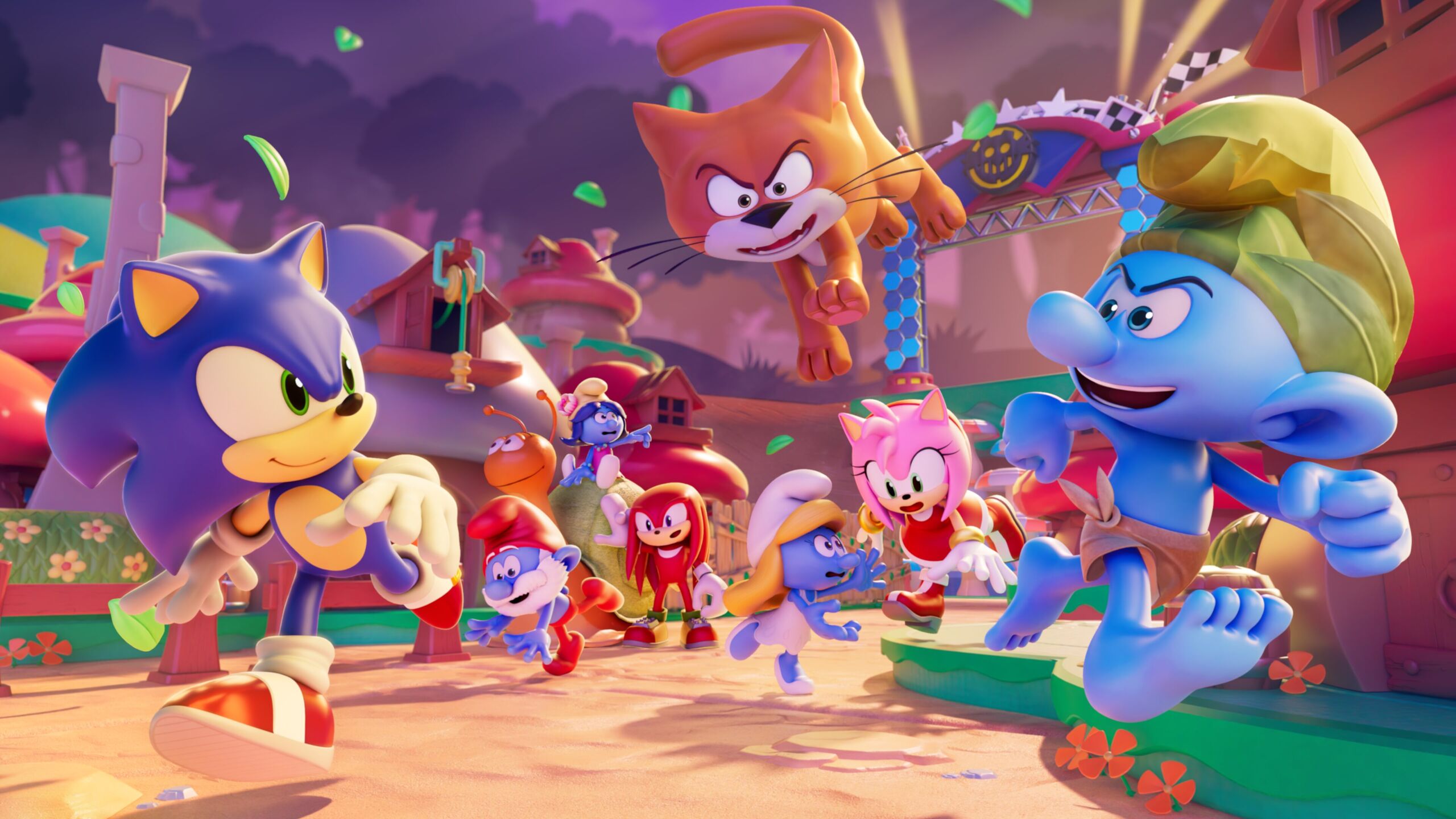 sonic rumble smurfs
