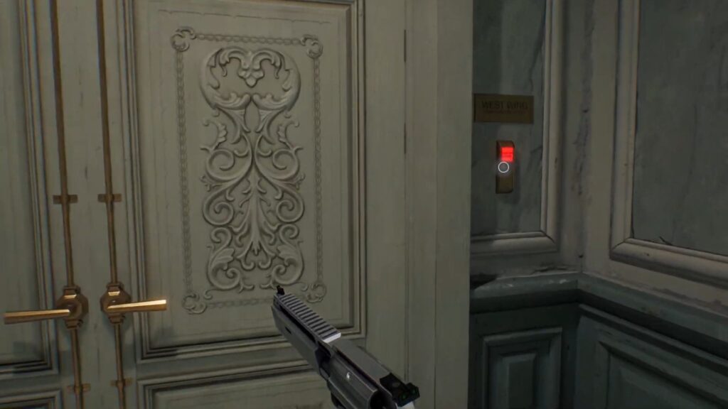West wing door