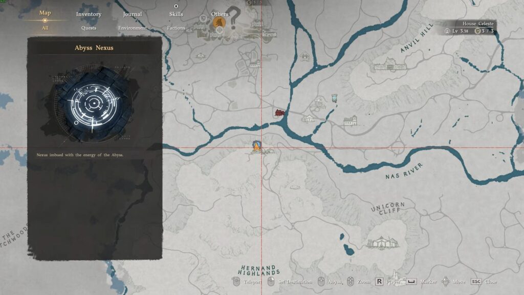 abyss nexus location
