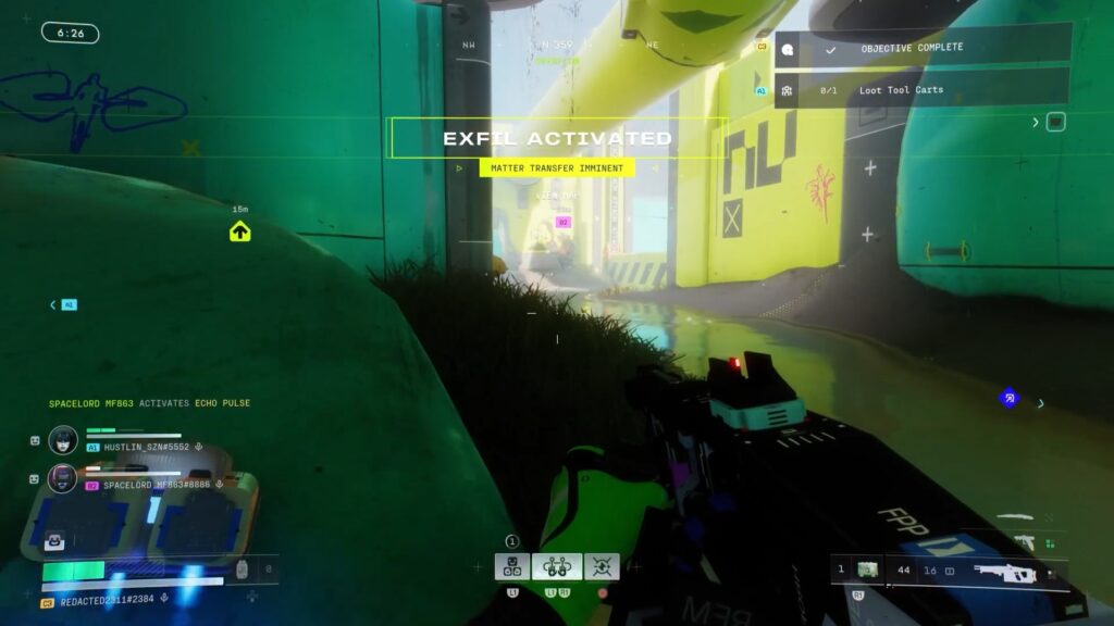 activating exfil