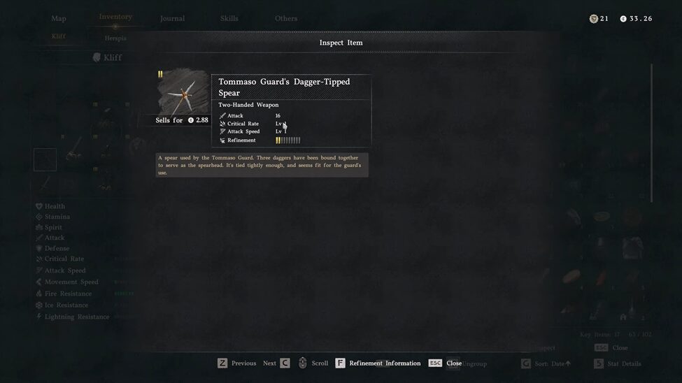 Tommaso Guard’s Dagger-Tipped Spear