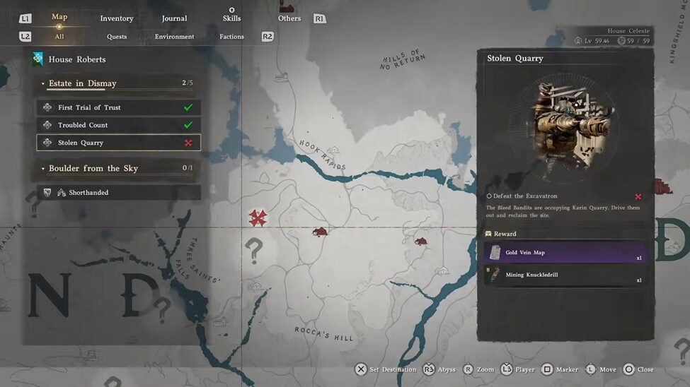 Mining Knuckledrill Location
