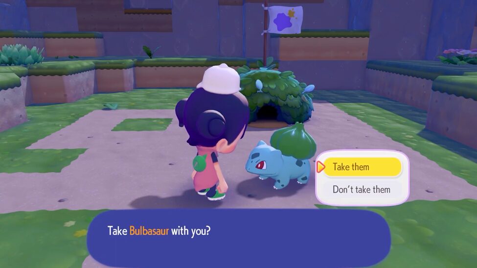 Interact with Bulbasaur