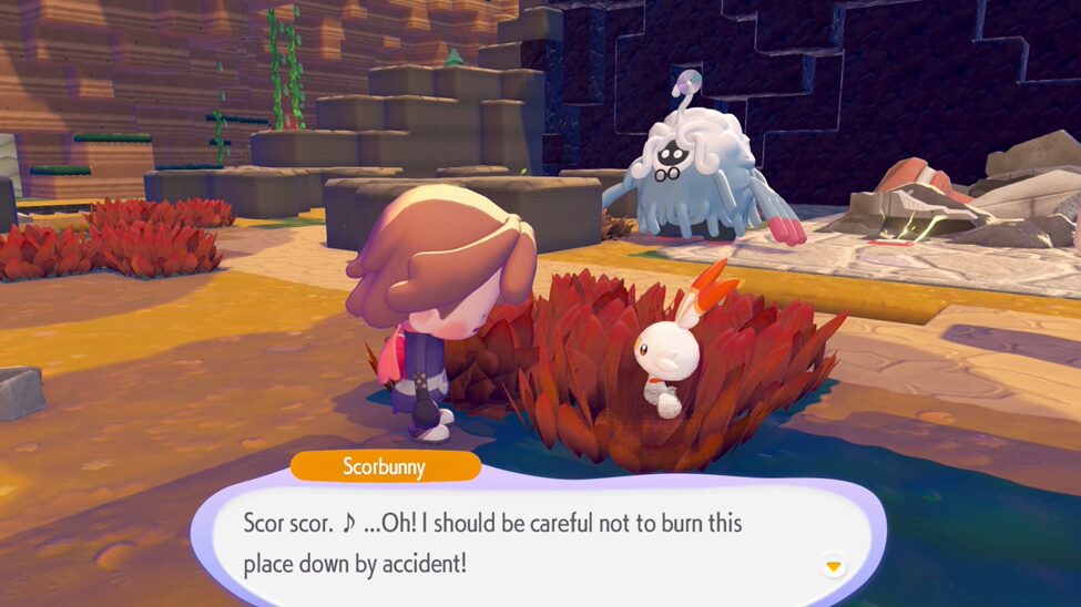 Interact with Scorbunny