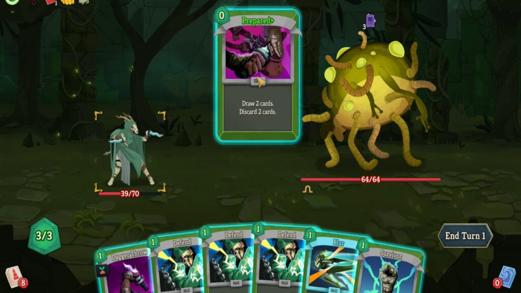 prepared card