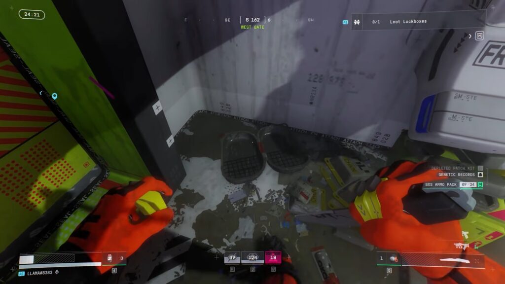 searching weapons