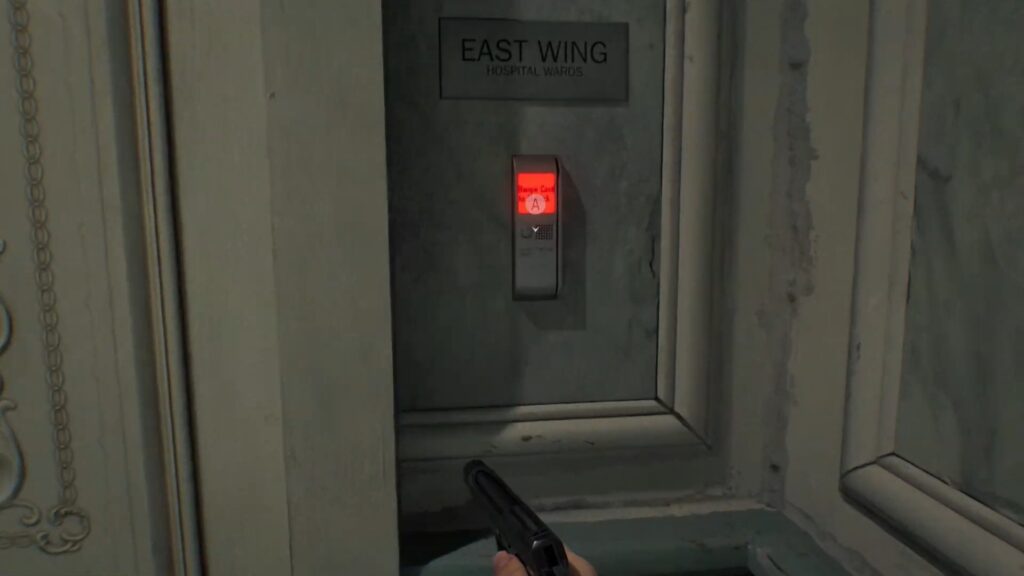 unlocking east wing door