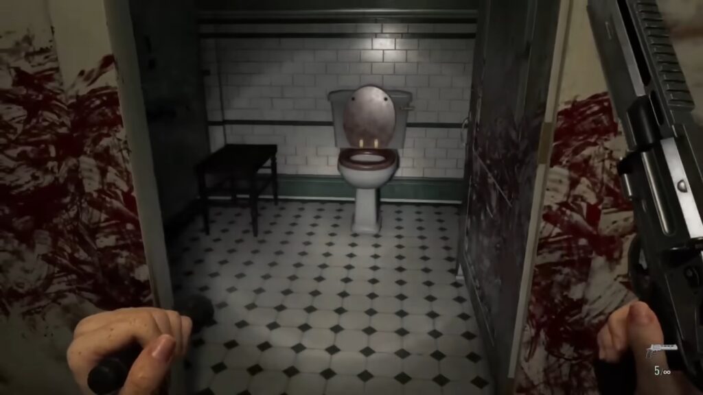 visiting toilet