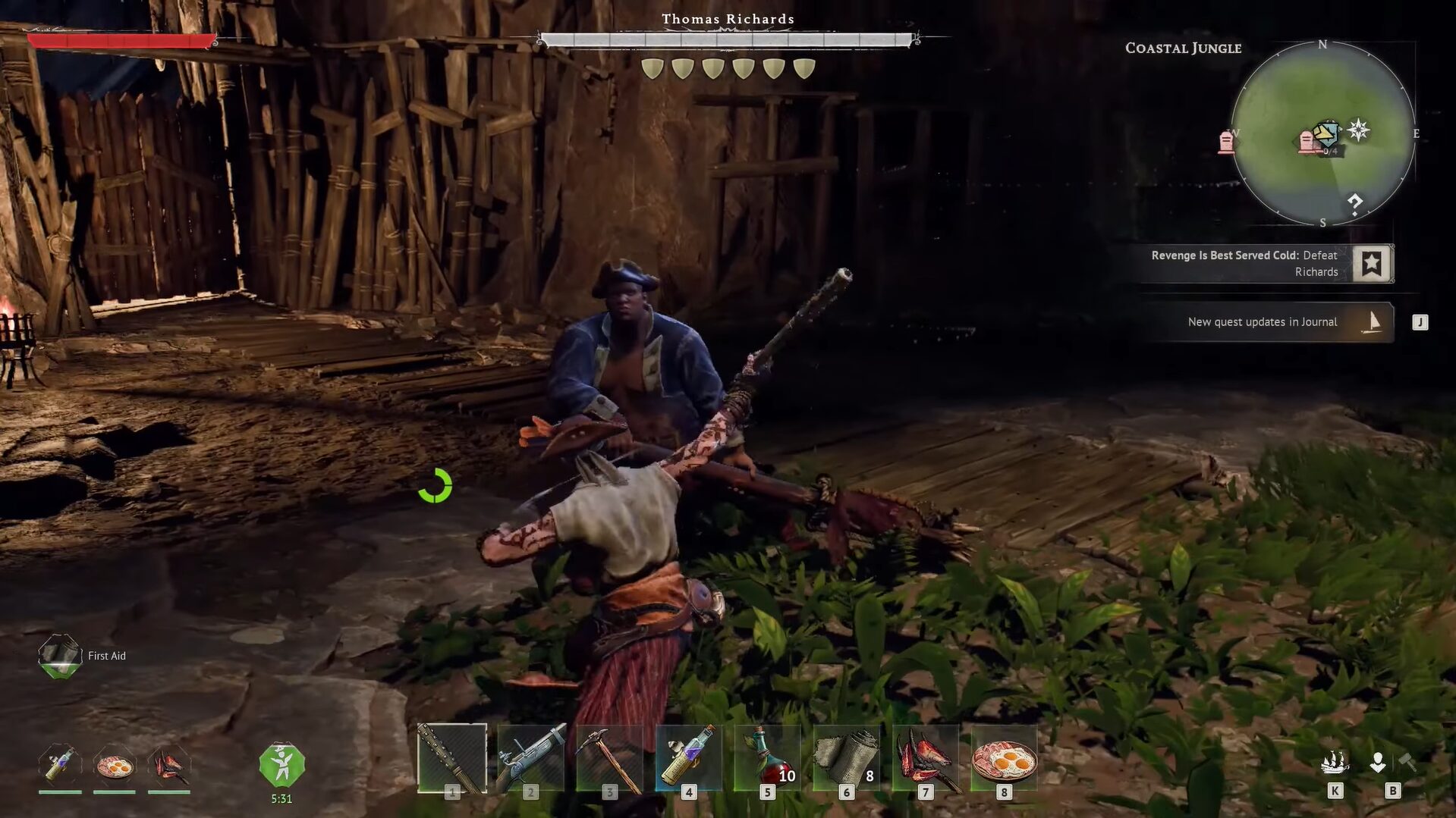 Defeat Thomas Richards in Windrose