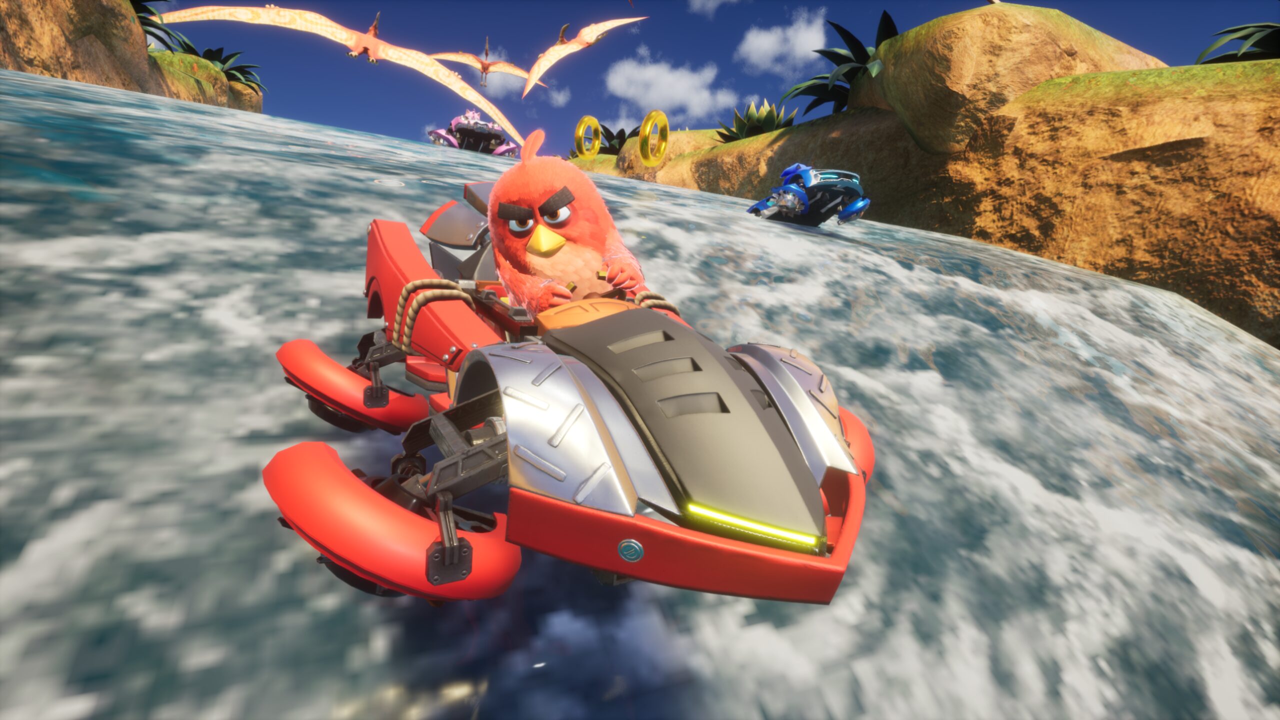 angry birds sonic racing crossworlds