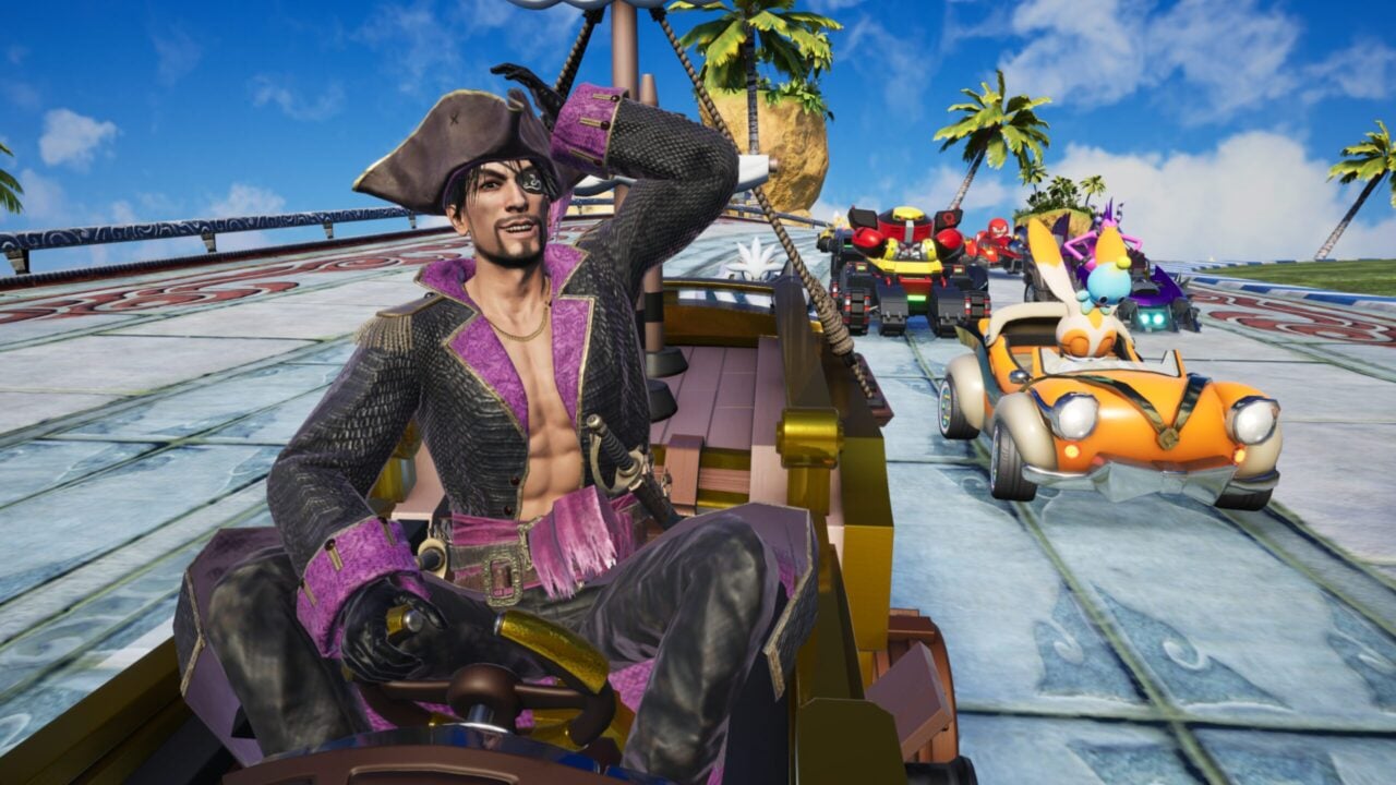 captain majima Sonic Racing Crossworlds