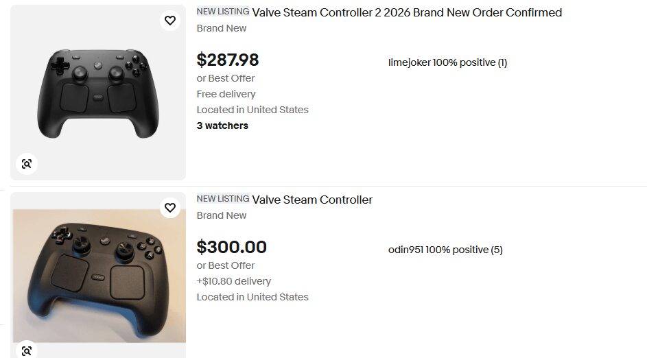 steam controller ebay