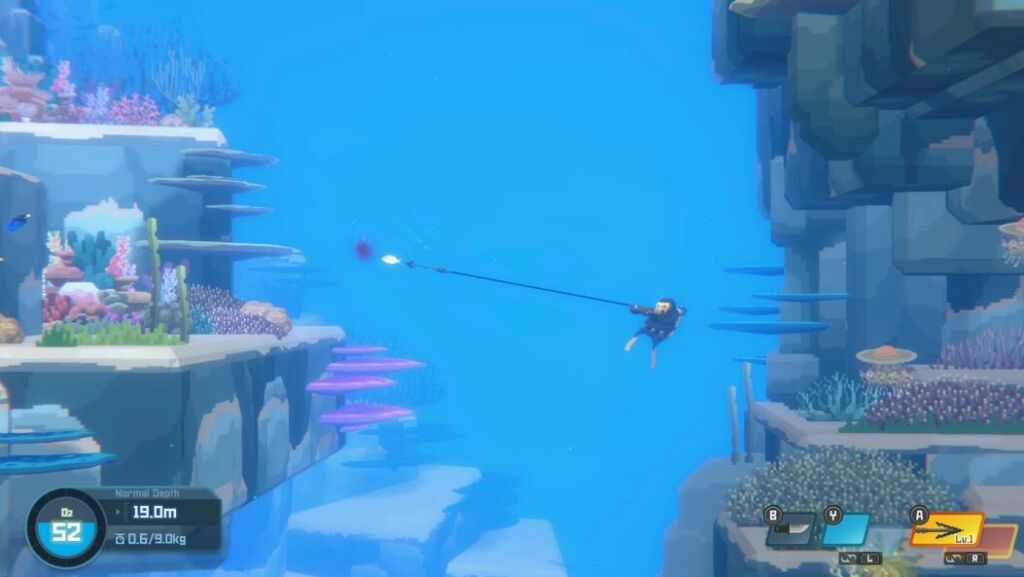 dave the diver catching fish
