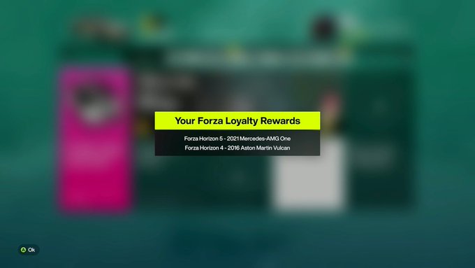 forza horizon 6 loyalty rewards