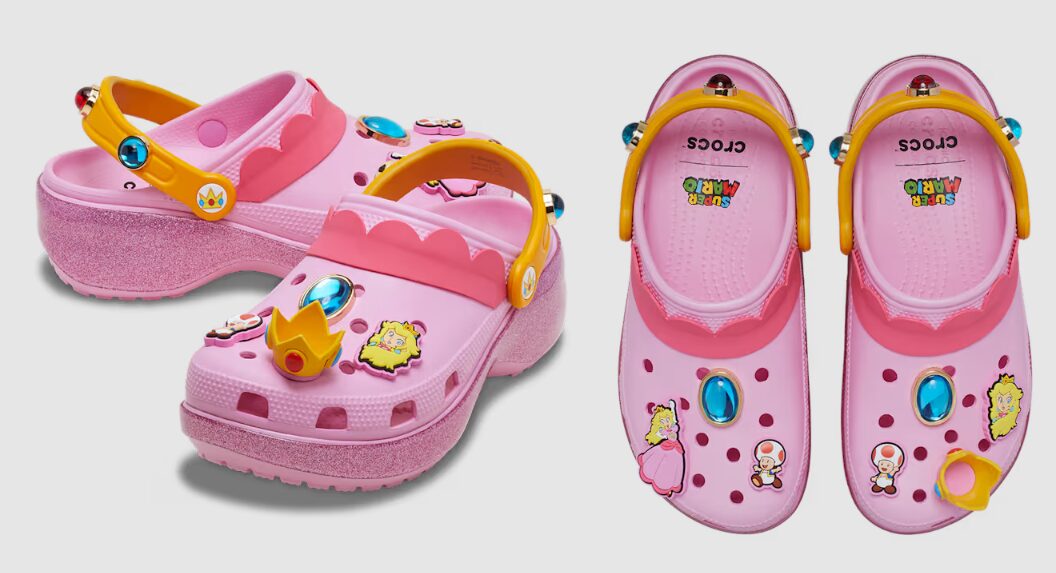 super mario crocs