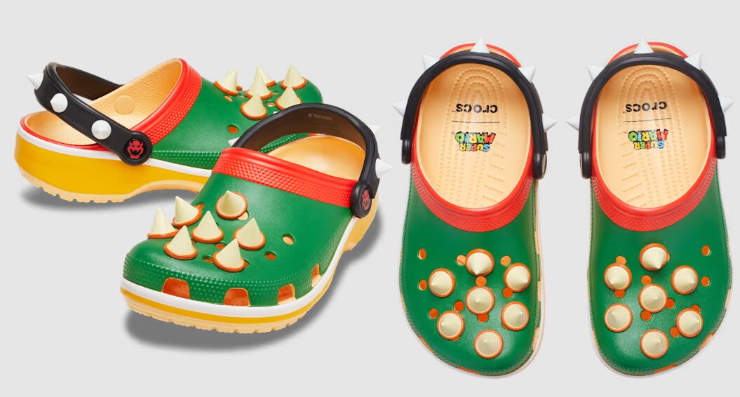 super mario crocs