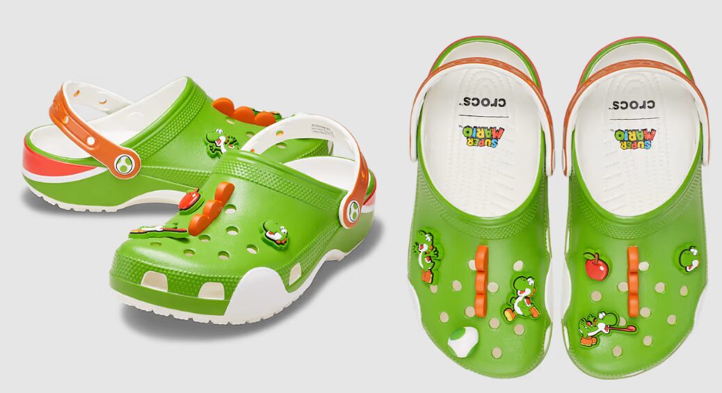 super mario crocs