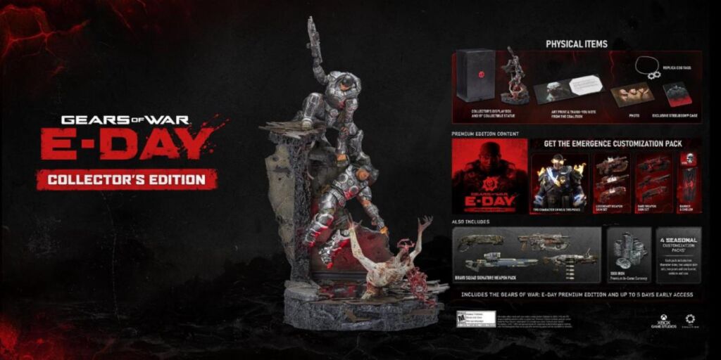 gears of war e-day collector's edition