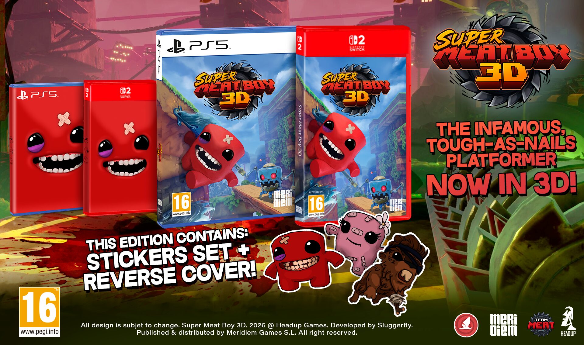 super meat boy 3d physical edition