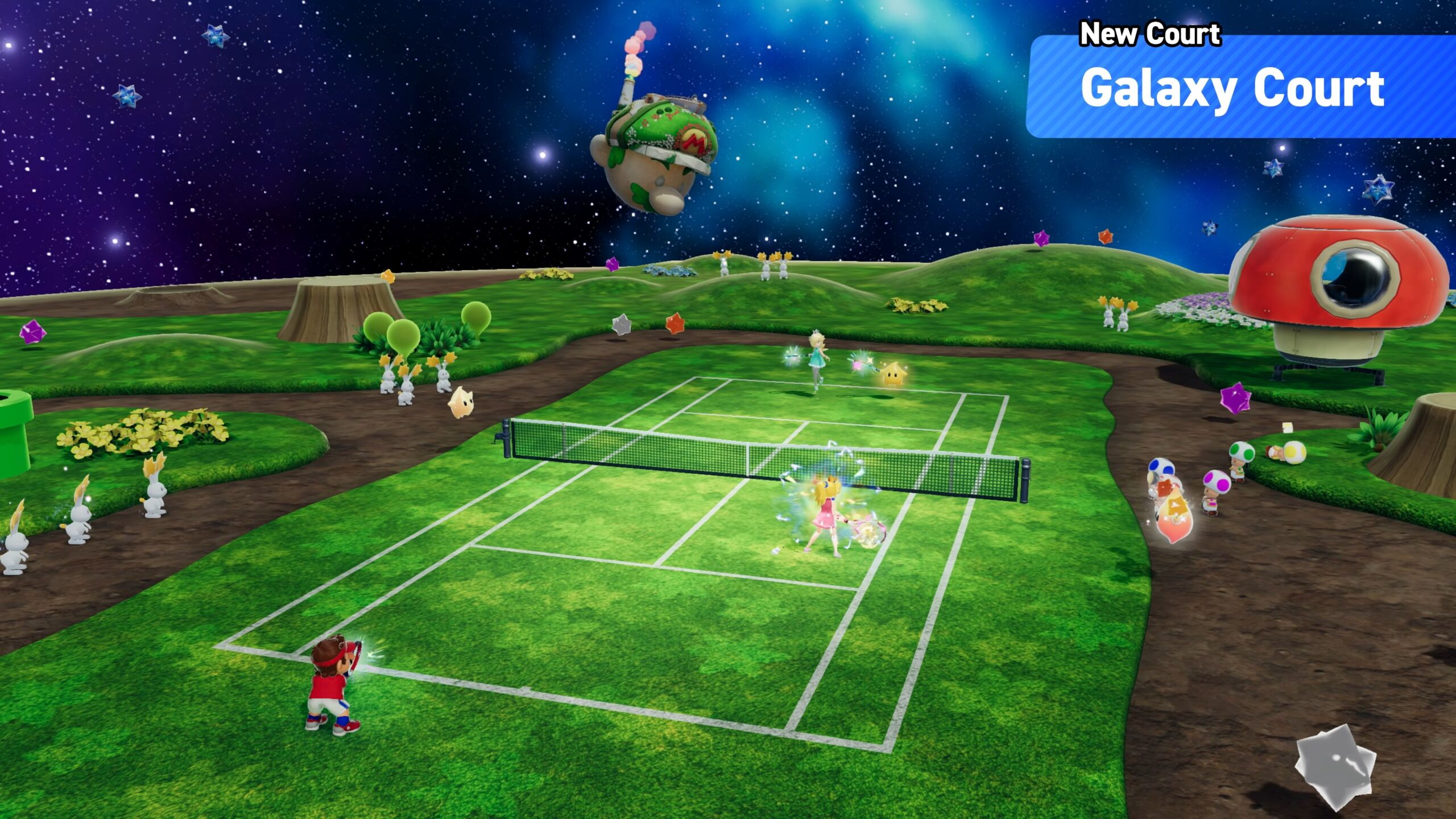 mario tennis fever galaxy mario tennis fever galaxy court